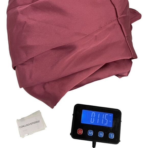 Zara Womens Mini Romper Dress L Pink Long sleeve satin effect 2231/845 NWT - Picture 16 of 16